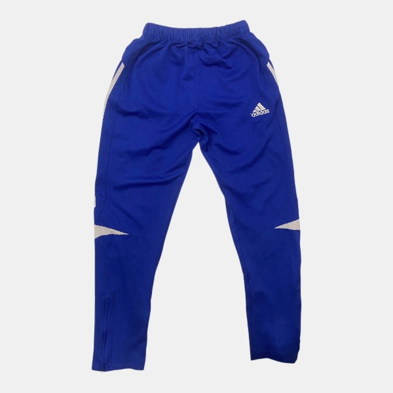 Adidas Performance Training Pants Blue White Details 2XL Pre Owned